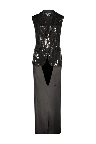 Junya Watanabe Sleeveless Sequinned One In Black