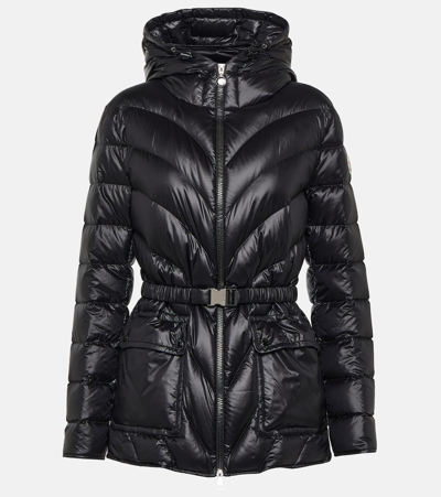 Moncler Argenno Quilted Down Parka In Black