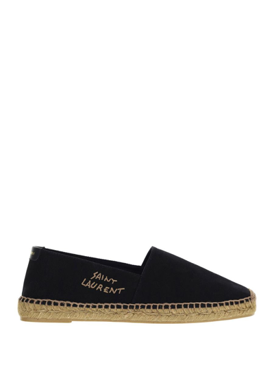 Saint Laurent Espadrilles In Black