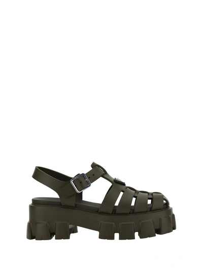 Prada Foam Triangle In Militare