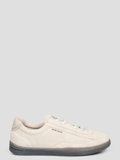 Stone Island Rock Sneakers In Beige