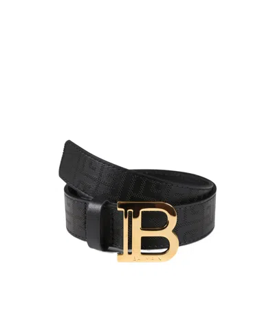 Balmain Kids' Alphabet Belt In Black