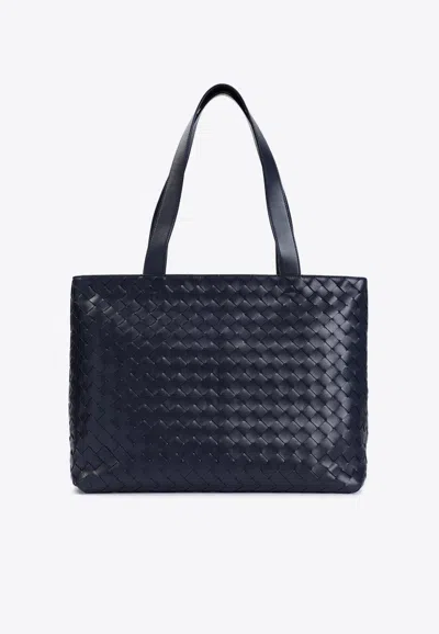 Bottega Veneta Small Intrecciato Tote Bag In Space