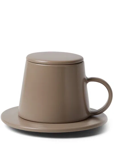 Brunello Cucinelli Ceramic Cup In Brown