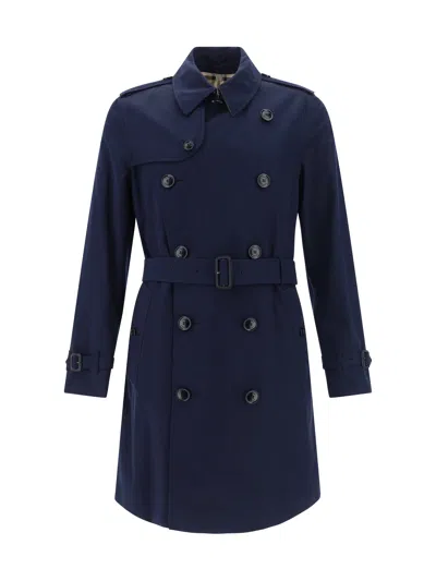 Burberry Kensington Coat In Multicolor