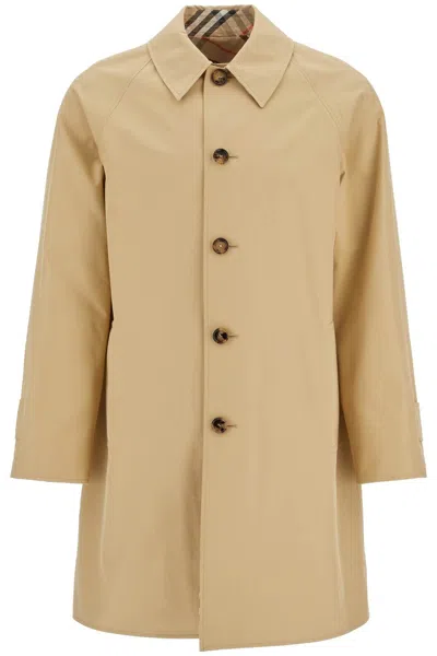 Burberry Reversible Gabardine Car Coat In Multicolor