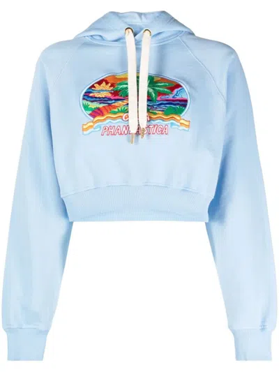 Casablanca Hoodie In Blue