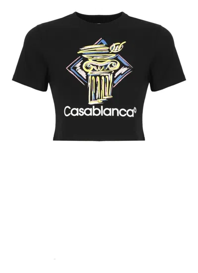 Casablanca T-shirts And Polos In Black