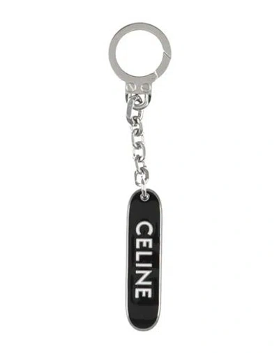 Celine Woman Key Ring Black Size - Brass