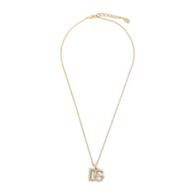 Dolce & Gabbana Everyday Elegance Necklace In Silver