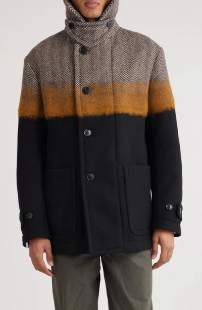 Dries Van Noten Ranner Coat In Black