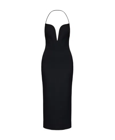 Givenchy Halterneck Maxi Dress In Black