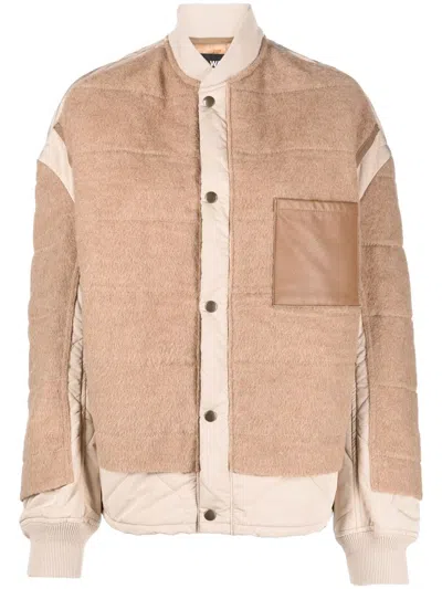 JUNYA WATANABE LAYERED TONAL BOMBER-JACKET 