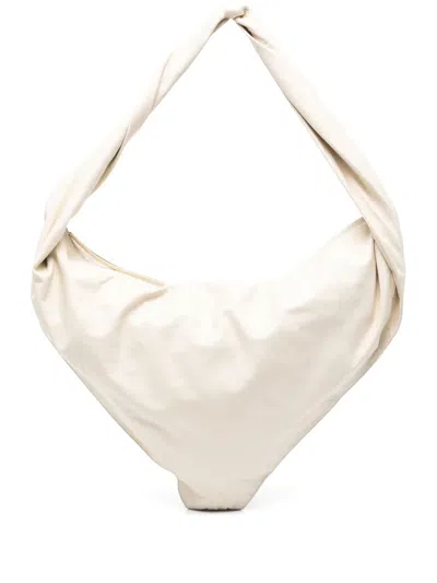 Lemaire Scarf Shoulder Bag In Neutrals