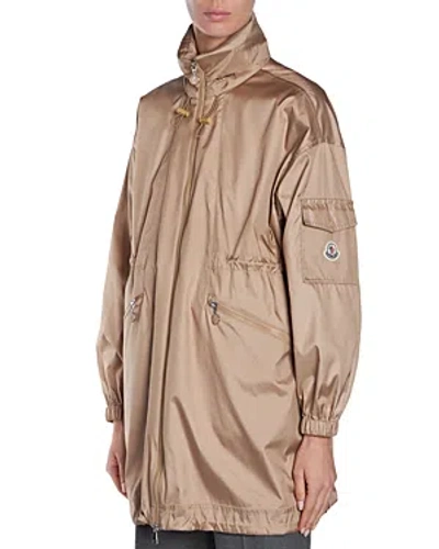 Moncler Adhemar Parka In Beige Tan