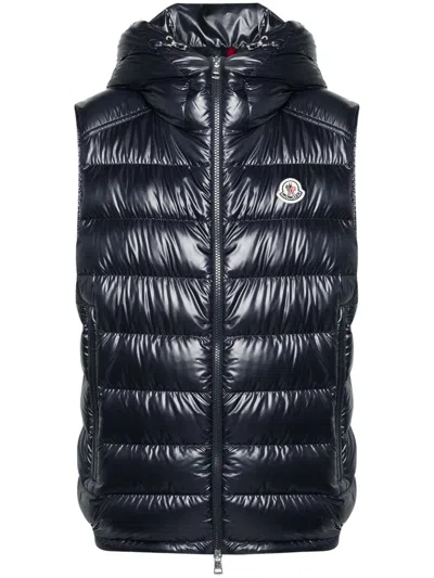 Moncler Barant Vest In Blue