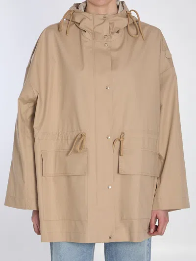 Moncler Gaillon Parka In Beige