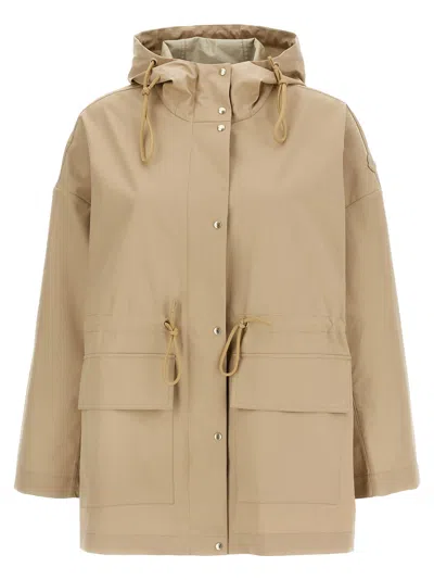 Moncler Gaillon Parka In Beige