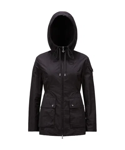 Moncler Leandro Hooded Parka Black