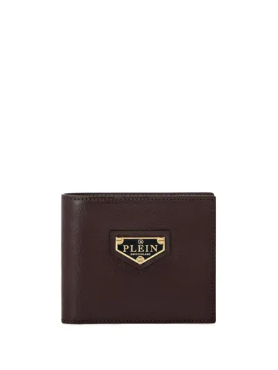 Philipp Plein Leather Wallet In Brown