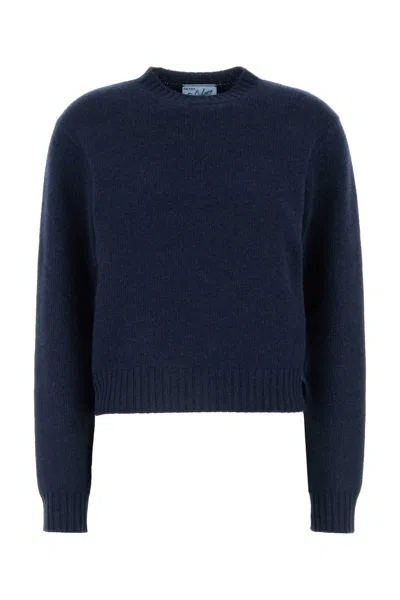 Prada Blue Cashmere Sweater