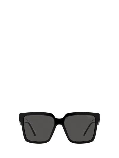 Prada Square-frame Tinted Sunglasses In Black