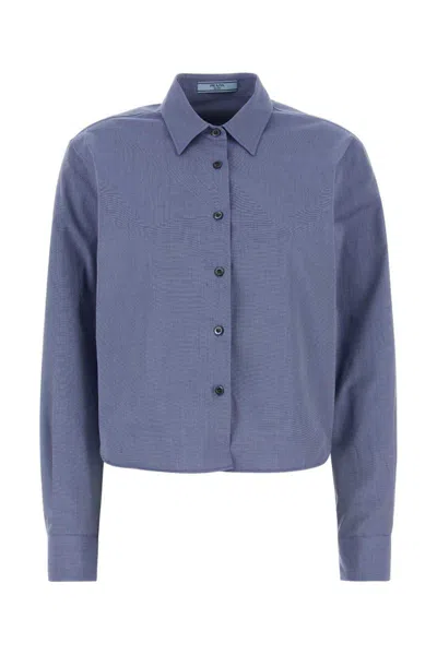 Prada Shirts In Blue