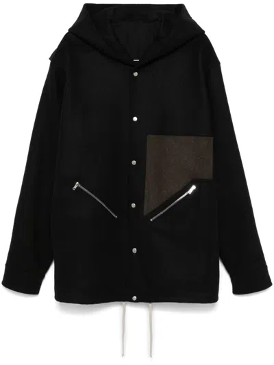 Rick Owens Tour Coat In Black