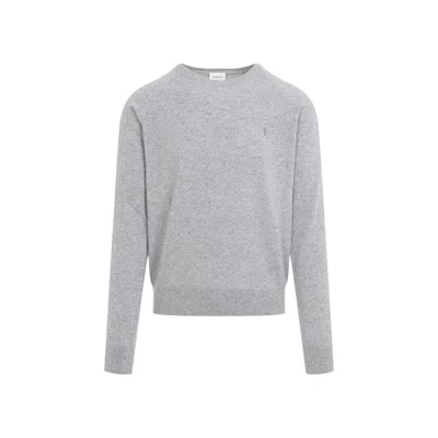 Saint Laurent Pullover In  Gris Chine