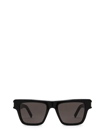 Saint Laurent Sunglasses In 001 Black Black Black