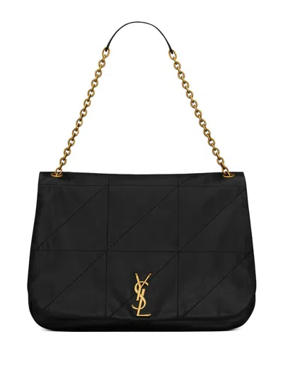 Saint Laurent Women's Jamie Medium Leather Shoulder Bag In Black