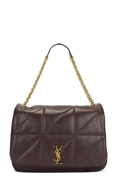 Saint Laurent Jamie 4.3 Leather Shoulder Bag In Brown