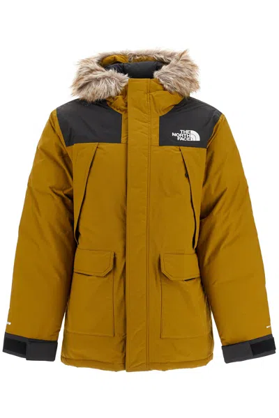 The North Face Parka Imbottito Mc Murdo In Khaki