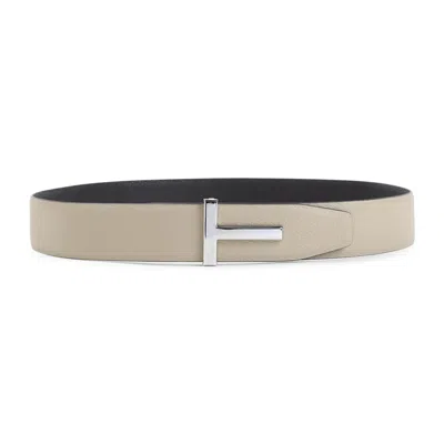 Tom Ford Belt In Gray