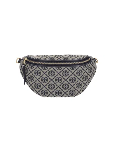 Tory Burch Belt Bag T Monogram In Blue