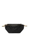 Tory Burch Fleming Soft Convertible Belt Bag In Black/gold