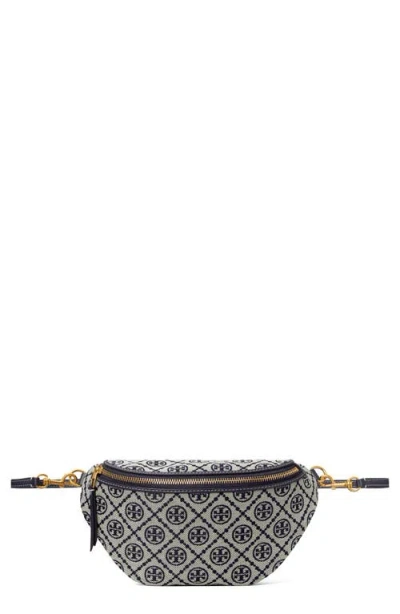 Tory Burch T Monogram Jacquard Belt Bag In Tory Navy