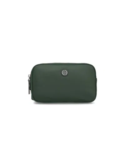 Tory Burch Virginia Nylon Belt Bag In Green