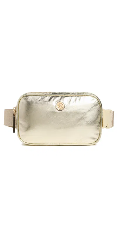 Tory Burch Virginia Metallic Belt Bag Gold