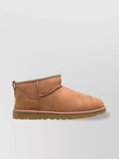 Ugg Classic Ultra Mini - Sheepskin Boot In Brown