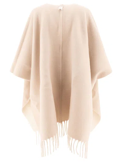 Shop Brunello Cucinelli Wool And Cashmere Double Knit Poncho