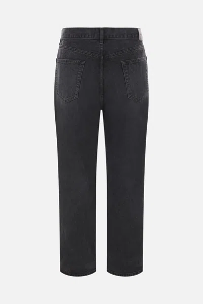 Shop Saint Laurent Jeans In Used Paris Black