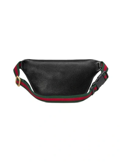 Shop Gucci Print Small Belt Bag In Black