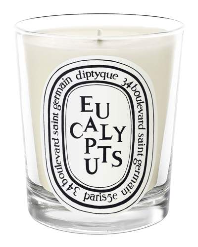 Diptyque 6.7 Oz. Bougie Eucalyptus Scented Candle In White