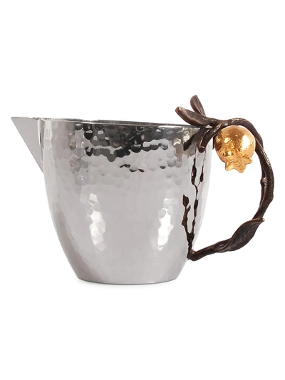 Michael Aram Pomegranate Creamer Pitcher In Silver