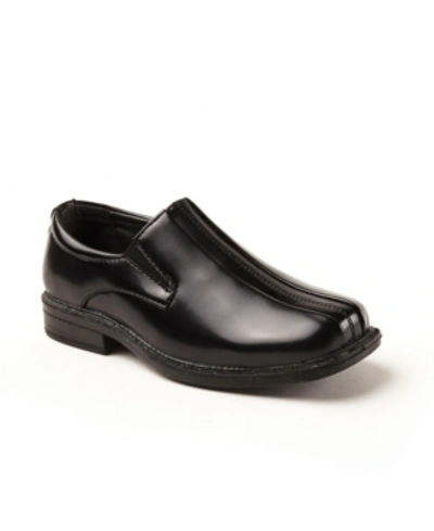 Deer Stags Little And Big Boys Wings Dress Comfort Slip-on In Black