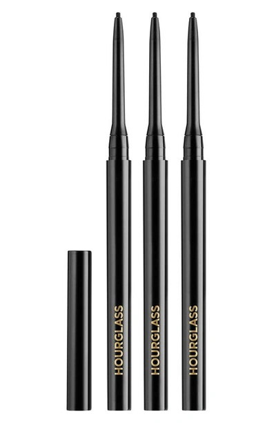 Hourglass 1.5mm Mechanical Gel Eye Liner In Obsidian Set Of Three