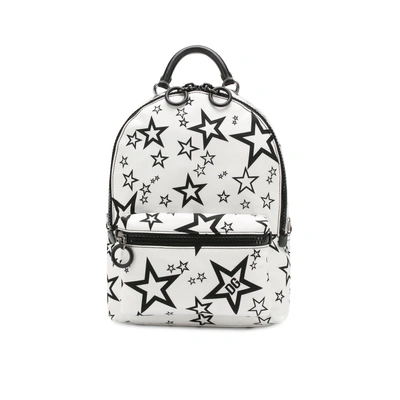 Dolce & Gabbana Stars Print Backpack In White