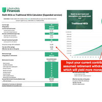 Download the full Roth 401k calculator