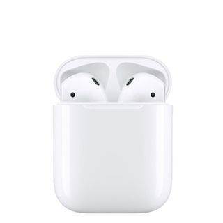 Apple AirPods 2nd Gen mot en vit bakgrund